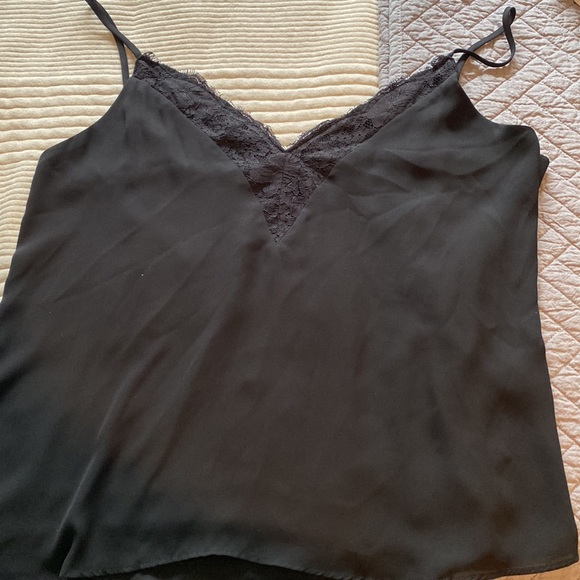 Two Black Spaghetti Strap Tanks Size L - Picture 2 of 9
